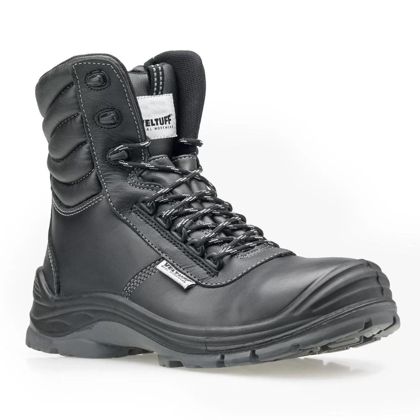 Shop VELTUFF Everest Safety Boots (Sizes 36-48) Black