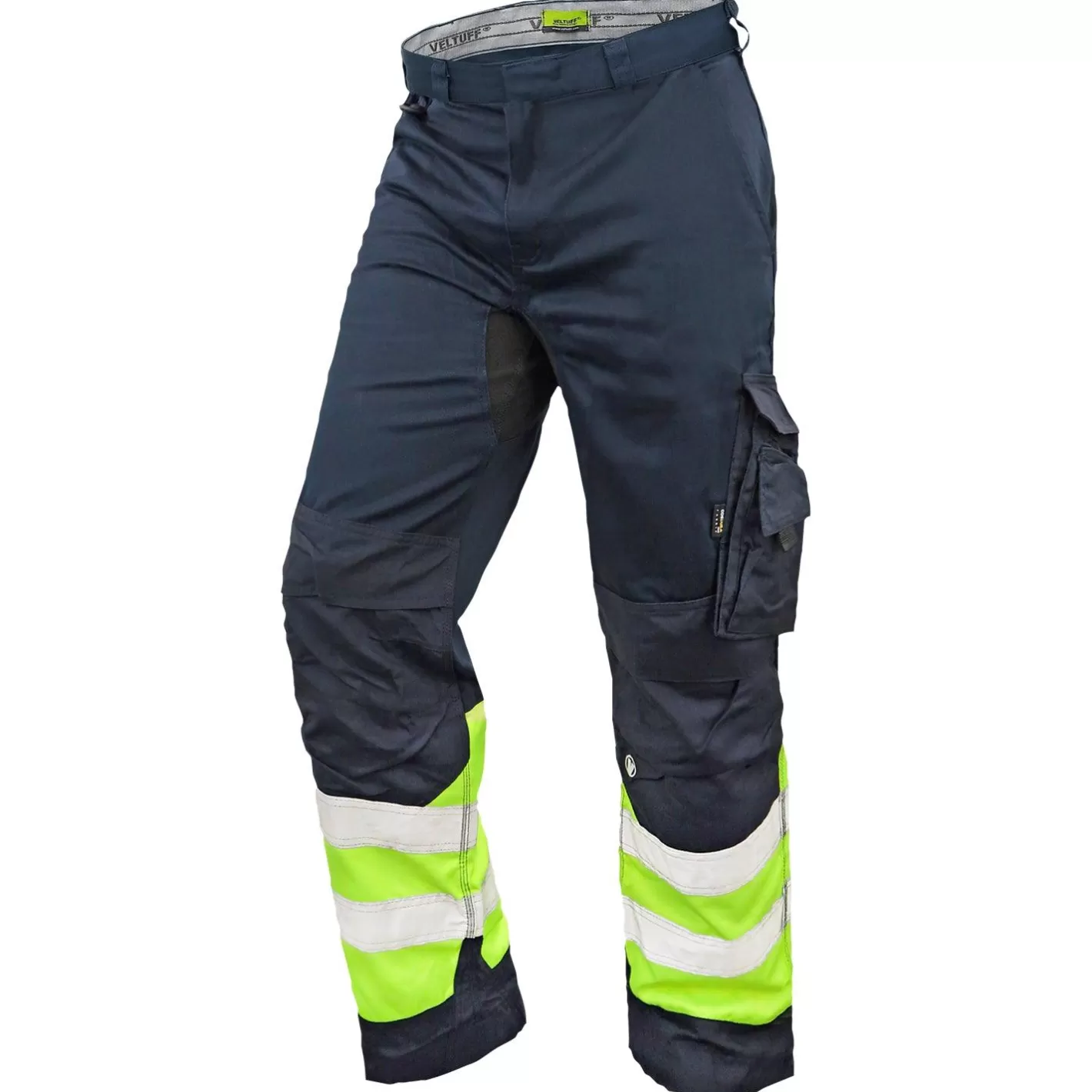 New VELTUFF Hi-Vis Cargo Pocket Trousers