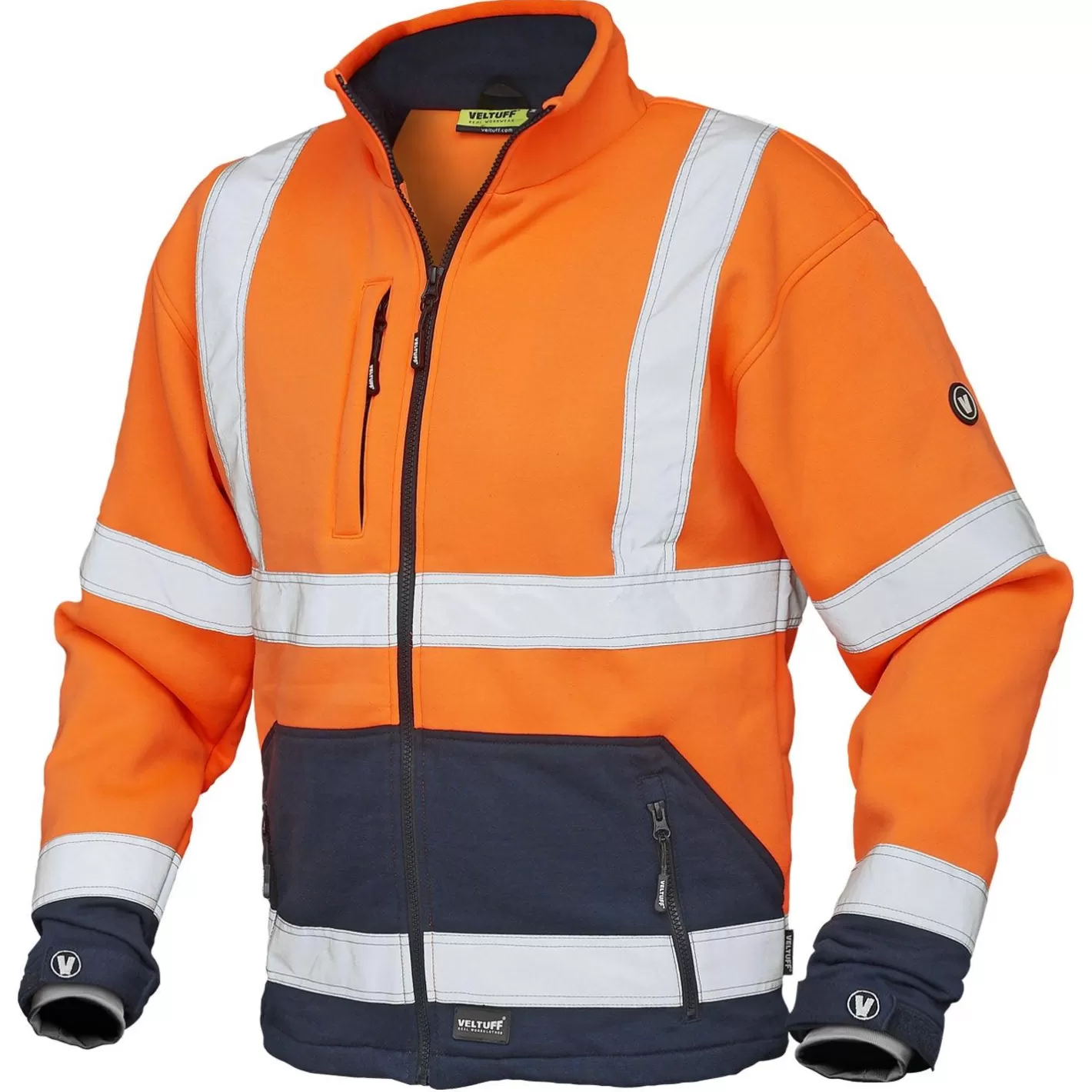 Clearance VELTUFF Hi-Vis Stretch Sweatshirt Jacket