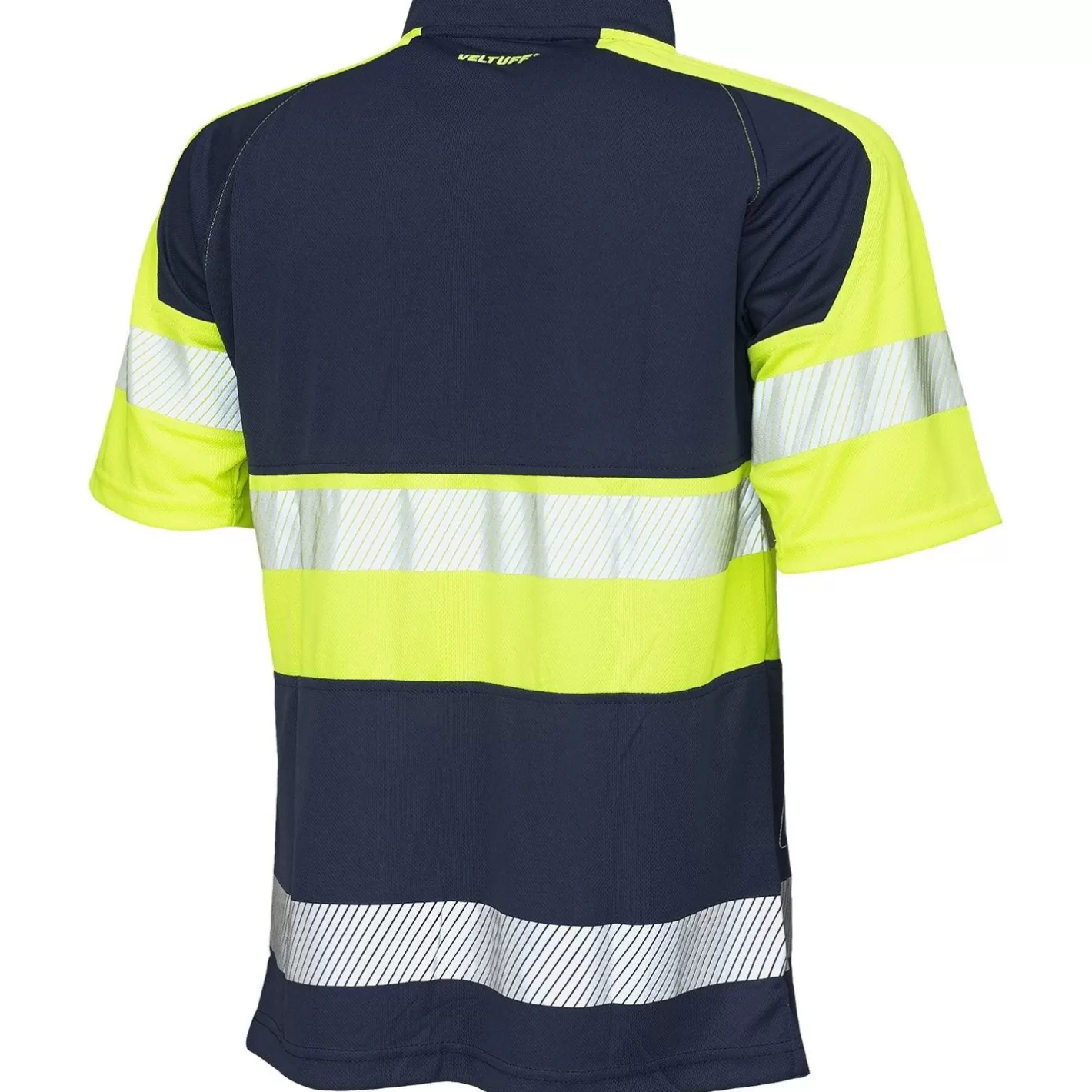 Discount VELTUFF Protex1 Reflex T-Shirt Navy / Yellow