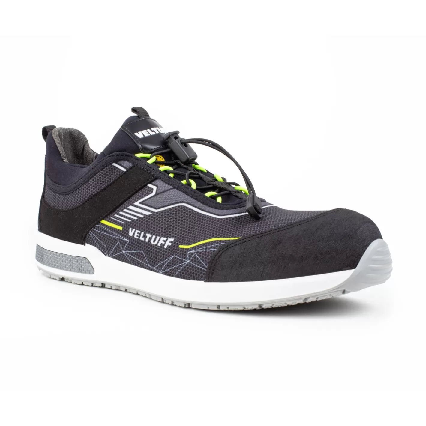 Outlet VELTUFF Vulcan Safety Shoes (Sizes 37-47) Black