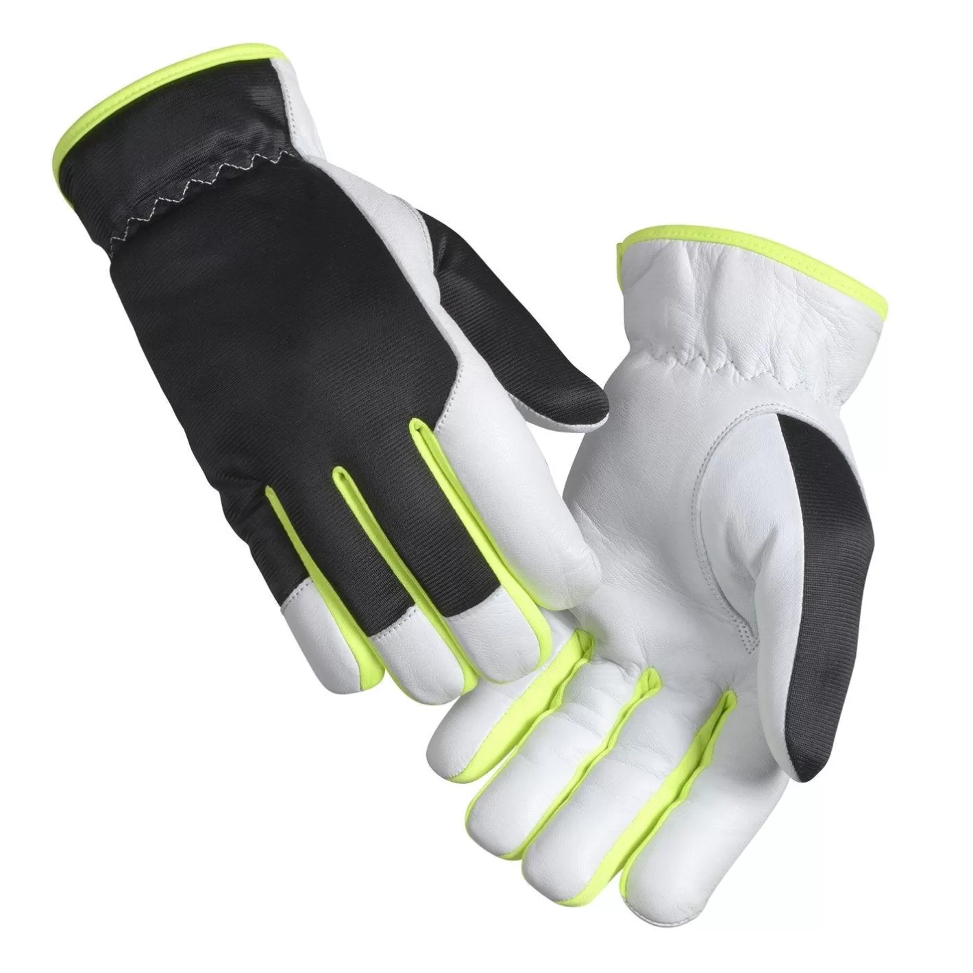 Fashion VELTUFF Winter Driver Gloves Black / White